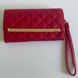 Steve Madeen red wrist wallet